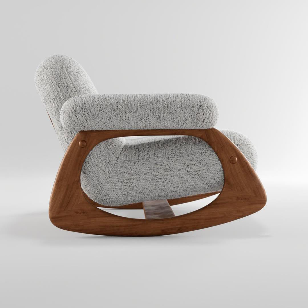 Beech wood swing chair CW030 - Image 3