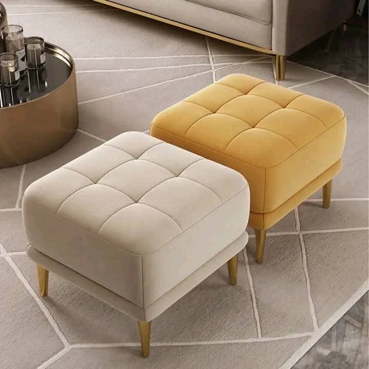 Leech wood pouf-XZ0025