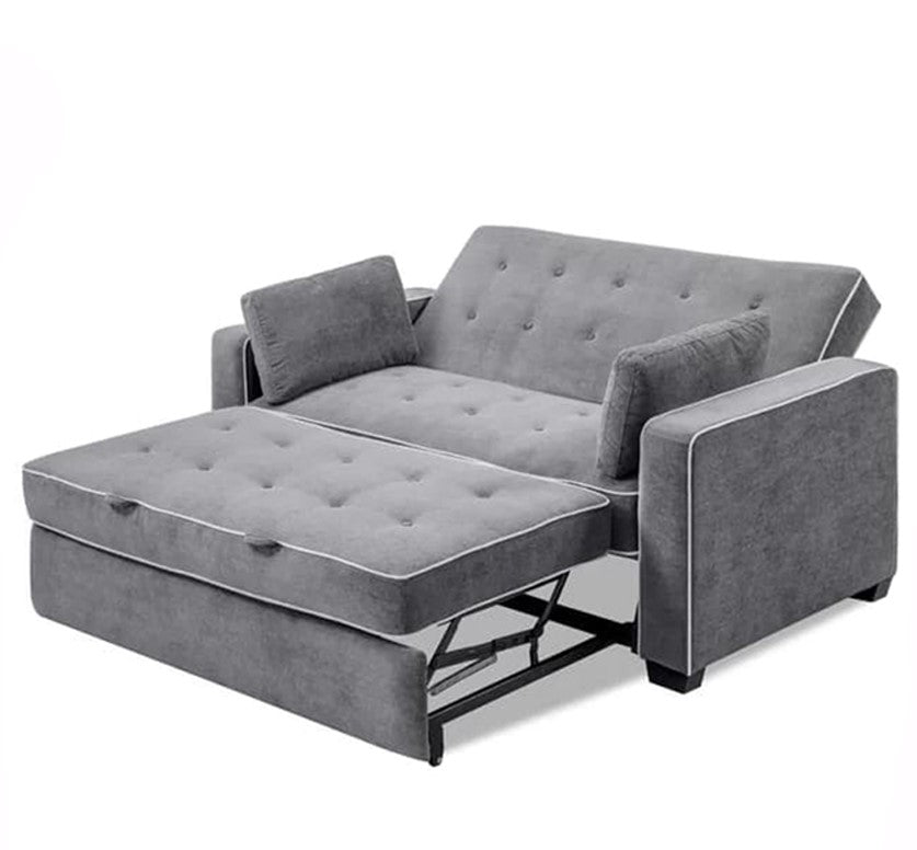 Leech wood sofa bed-SB0011 - Image 3