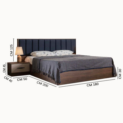Led with 2 nightstands-AS0011 - Image 3
