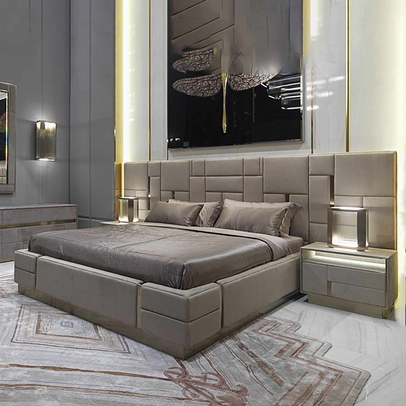 Ooft upholstery bed-AS0014