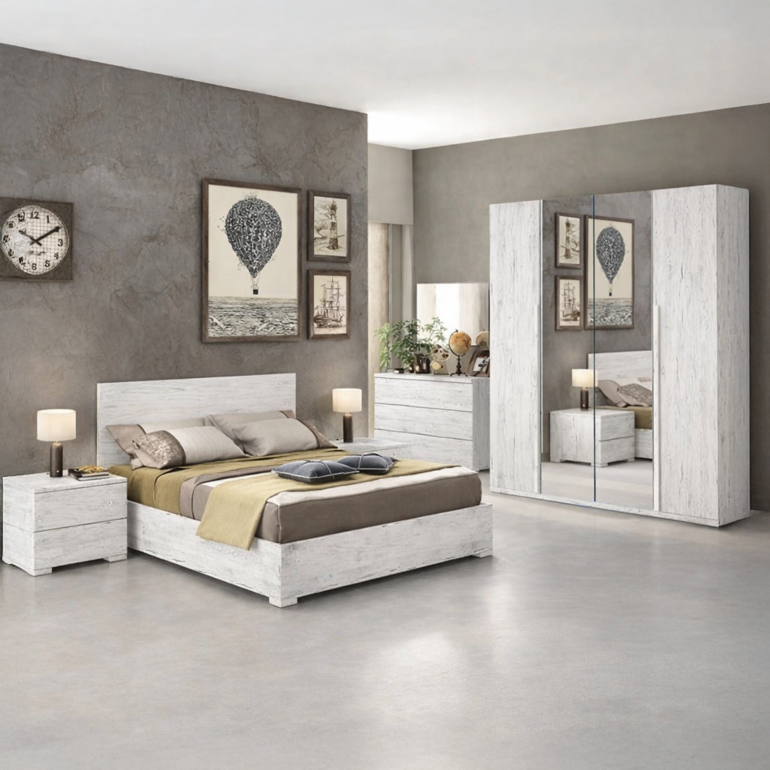 Bedroom Set- 5 pieces - BS002