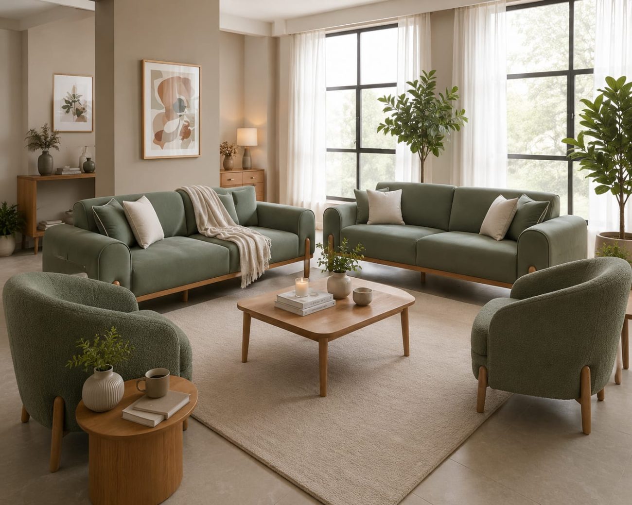 Monly Living Room Set - LRS008