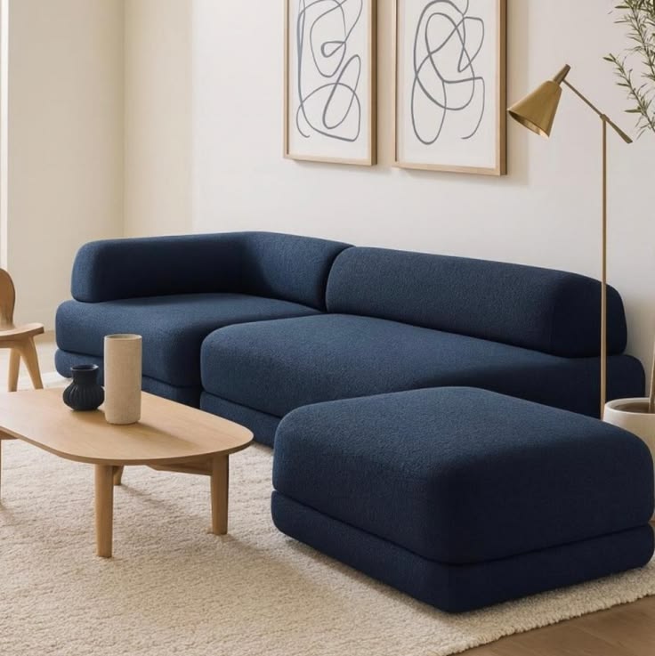 Bone Sofa + Pouf - BNM09