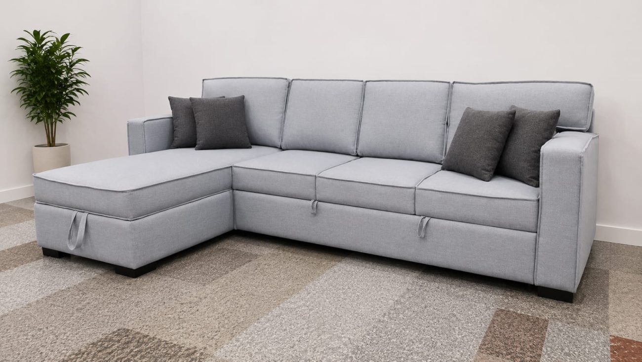 Storge & Sofa Bed L Shape - SSB02
