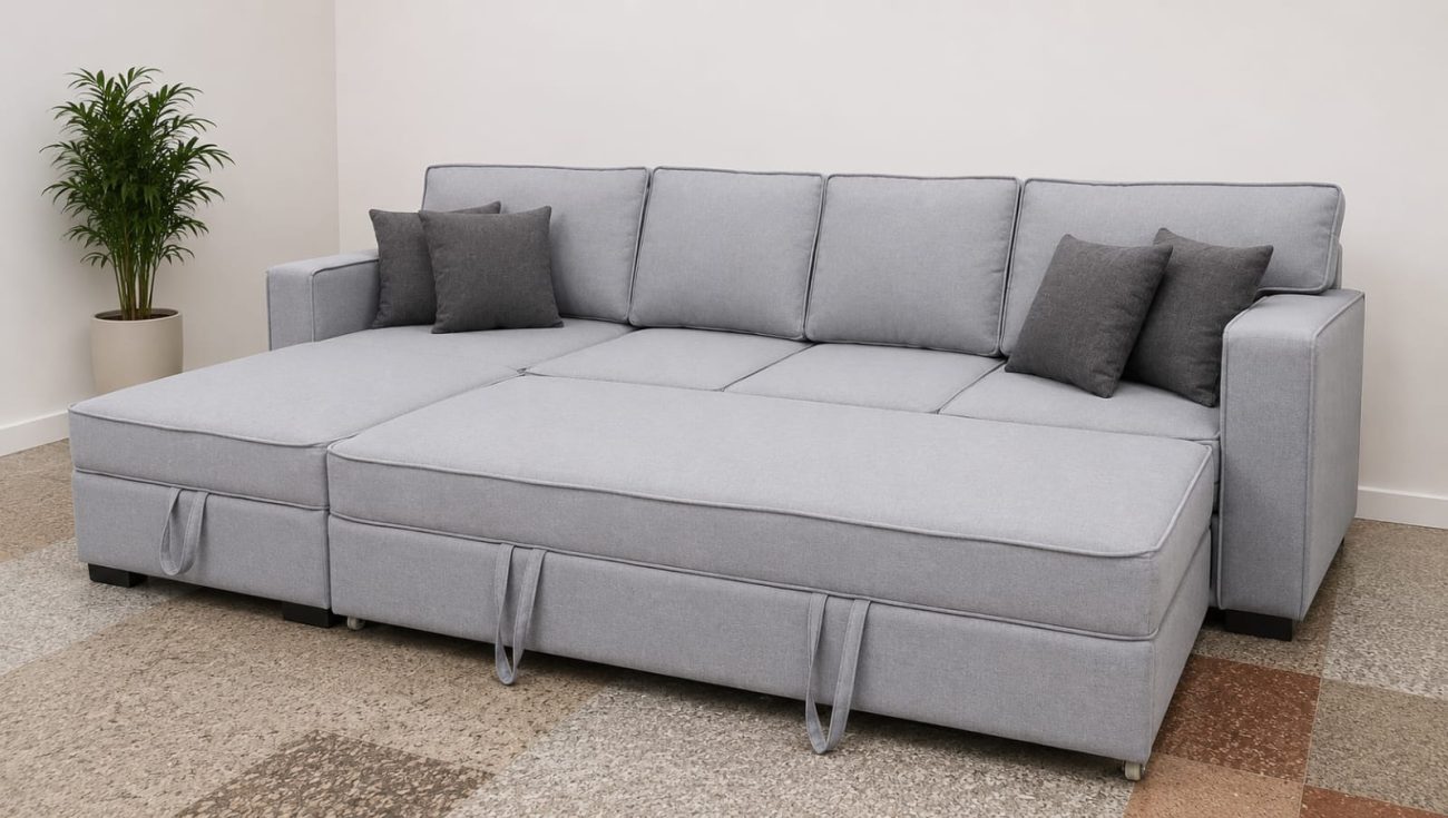 Storge & Sofa Bed L Shape - SSB02 - Image 2